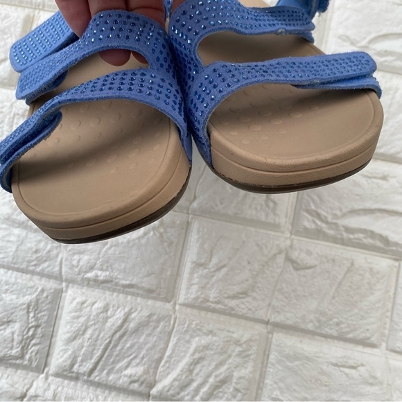 Vionic Women Pacific Alexis Platform Sandal Adjustable Straps Slide Sued… - Picture 3 of 7